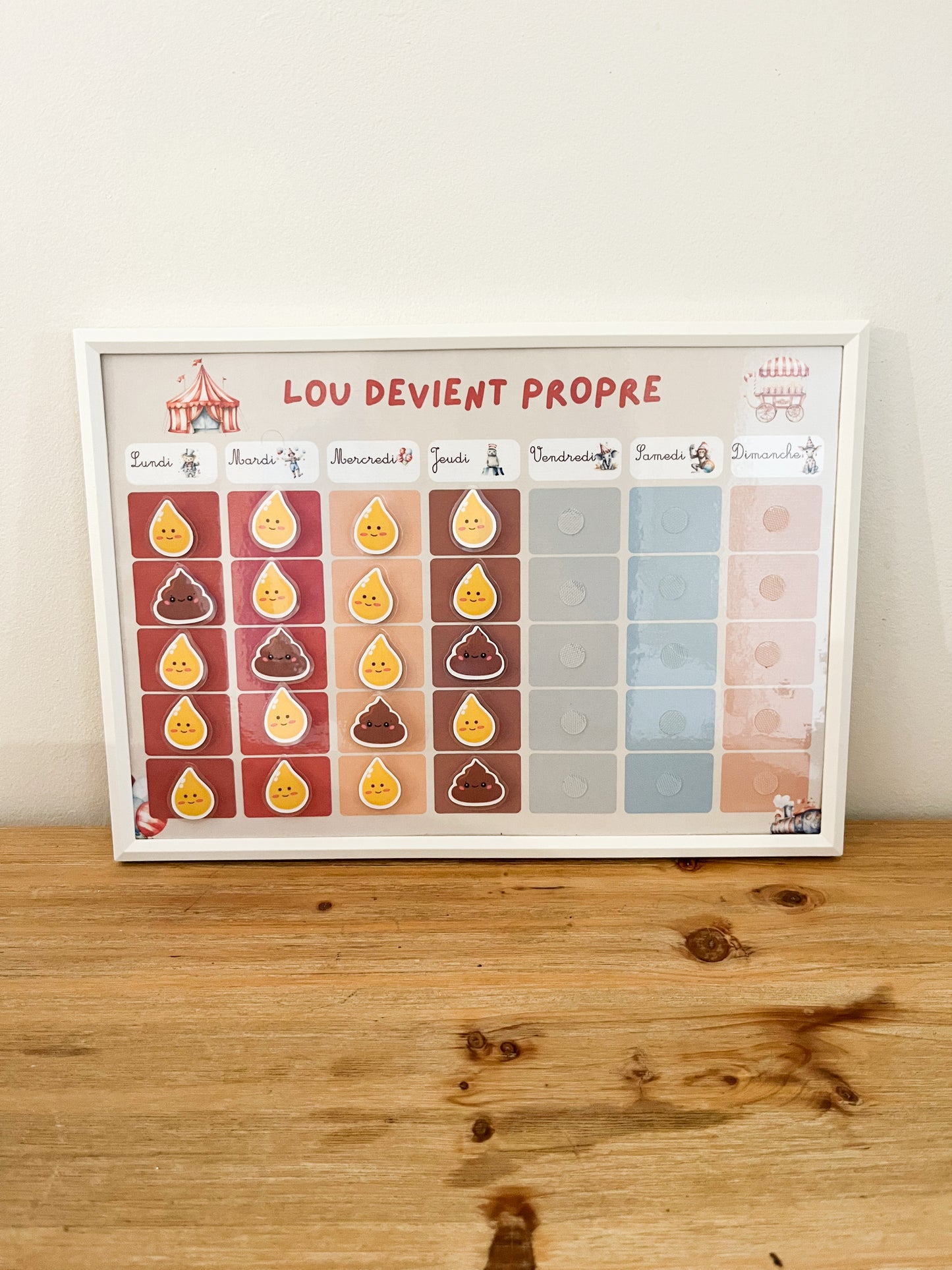 Tableau de propreté - Circus