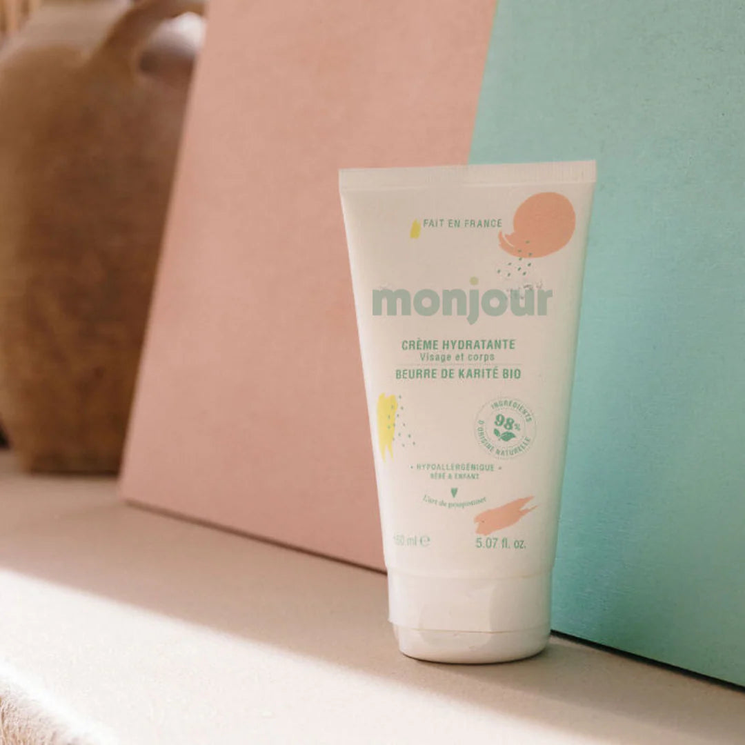 Crème hydratante visage et corps pour toute la famille - Monjour