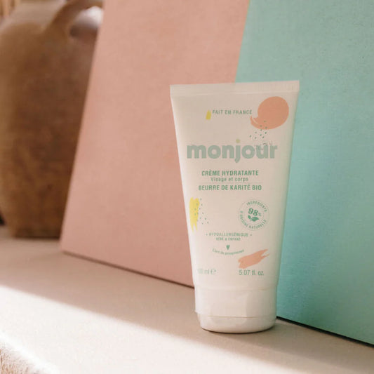 Crème hydratante visage et corps pour toute la famille - Monjour