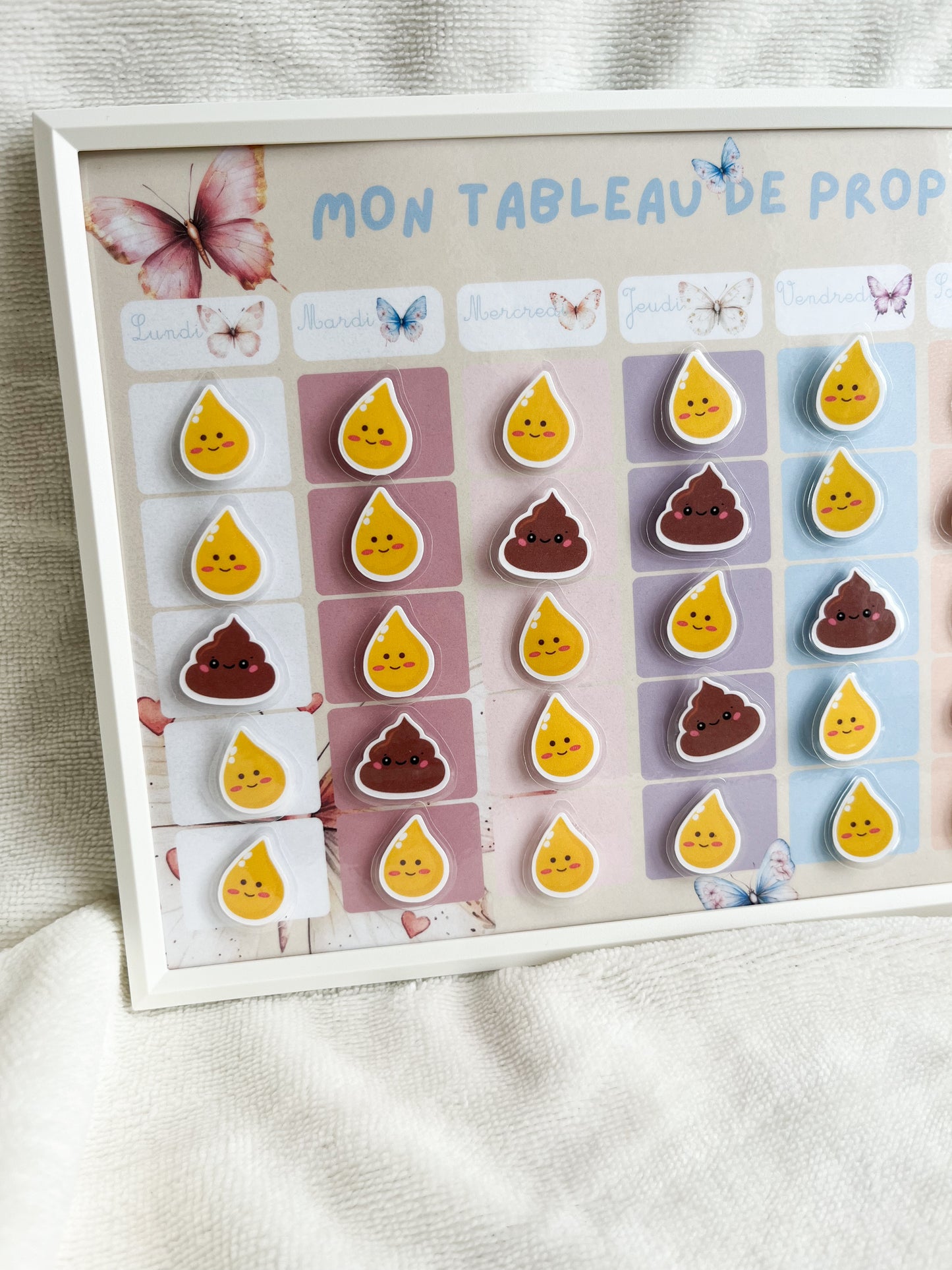 Tableau de propreté - Butterfly