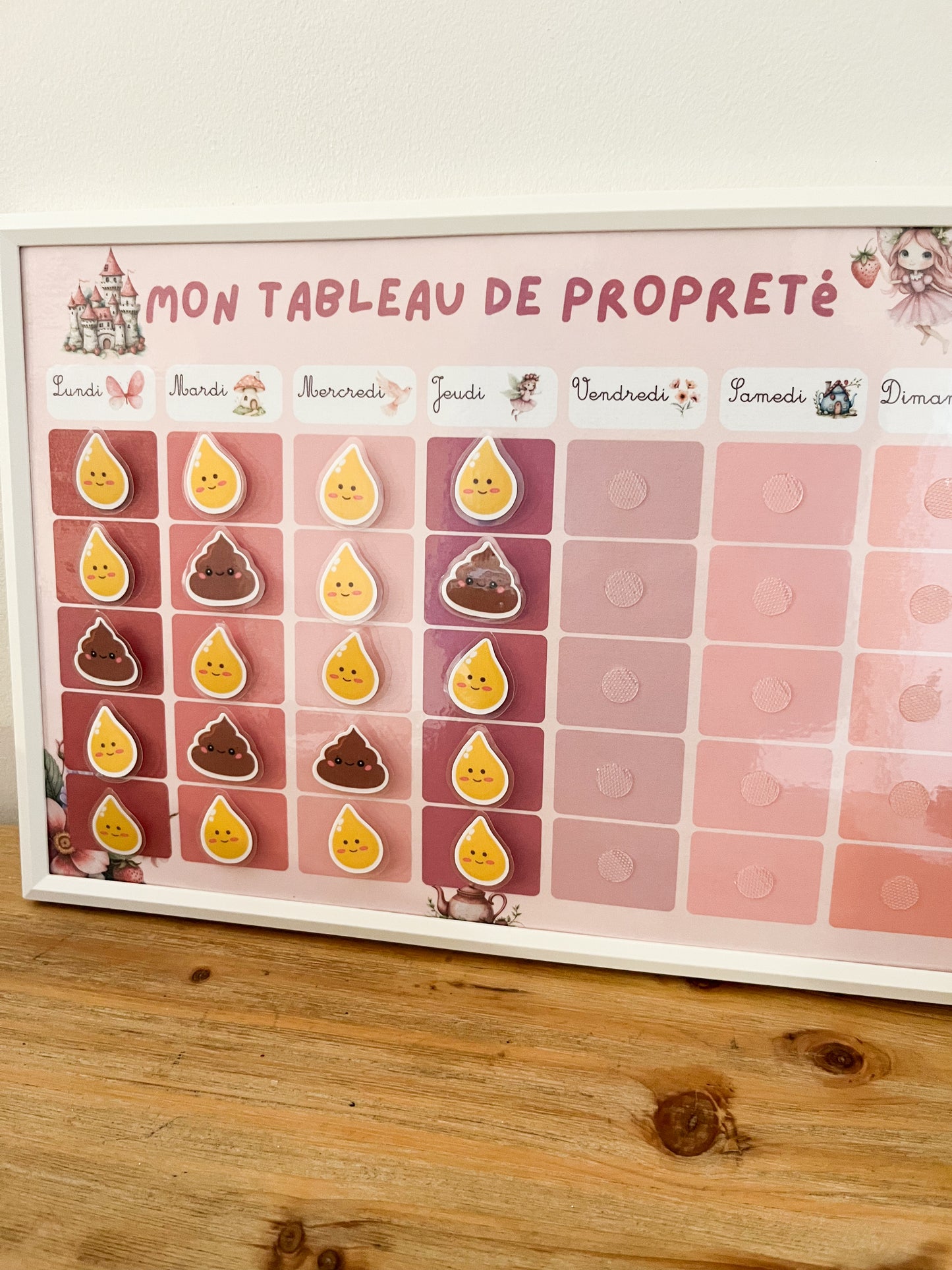 Tableau de propreté - Fairy garden