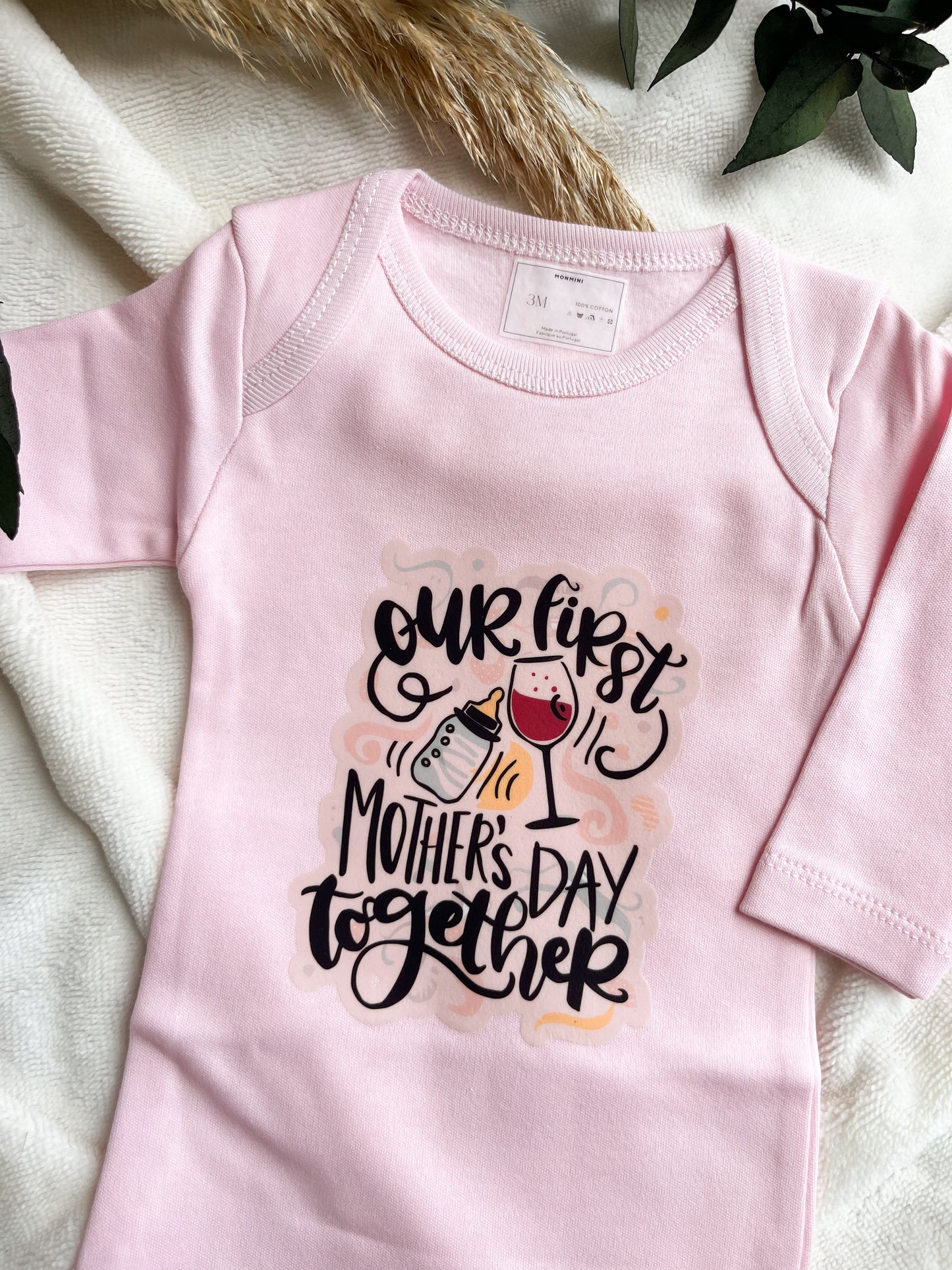 Body bébé fille - First mother day