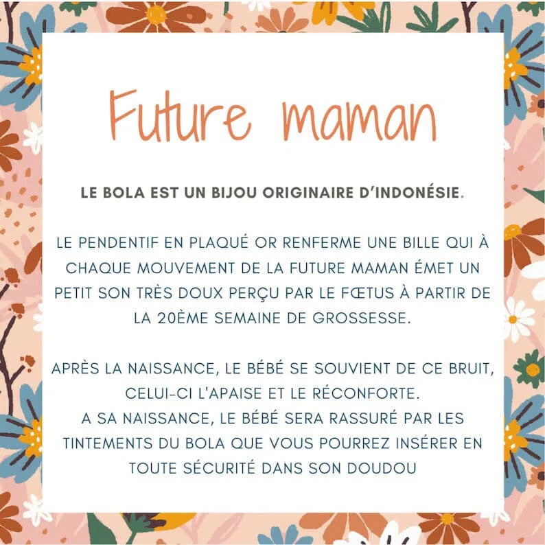 Bola de grossesse - Bohème or