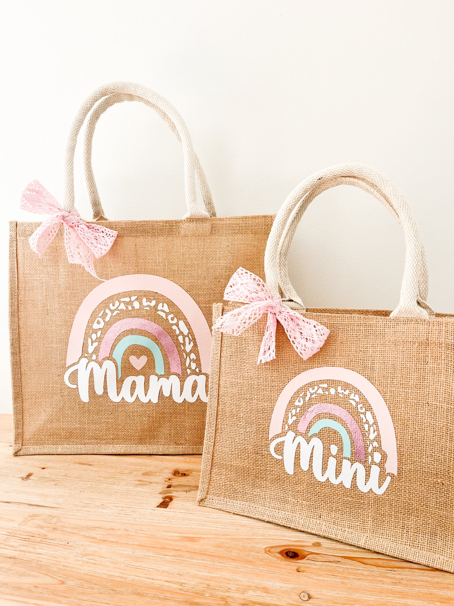 Petit sac en jute MINI - Monmini