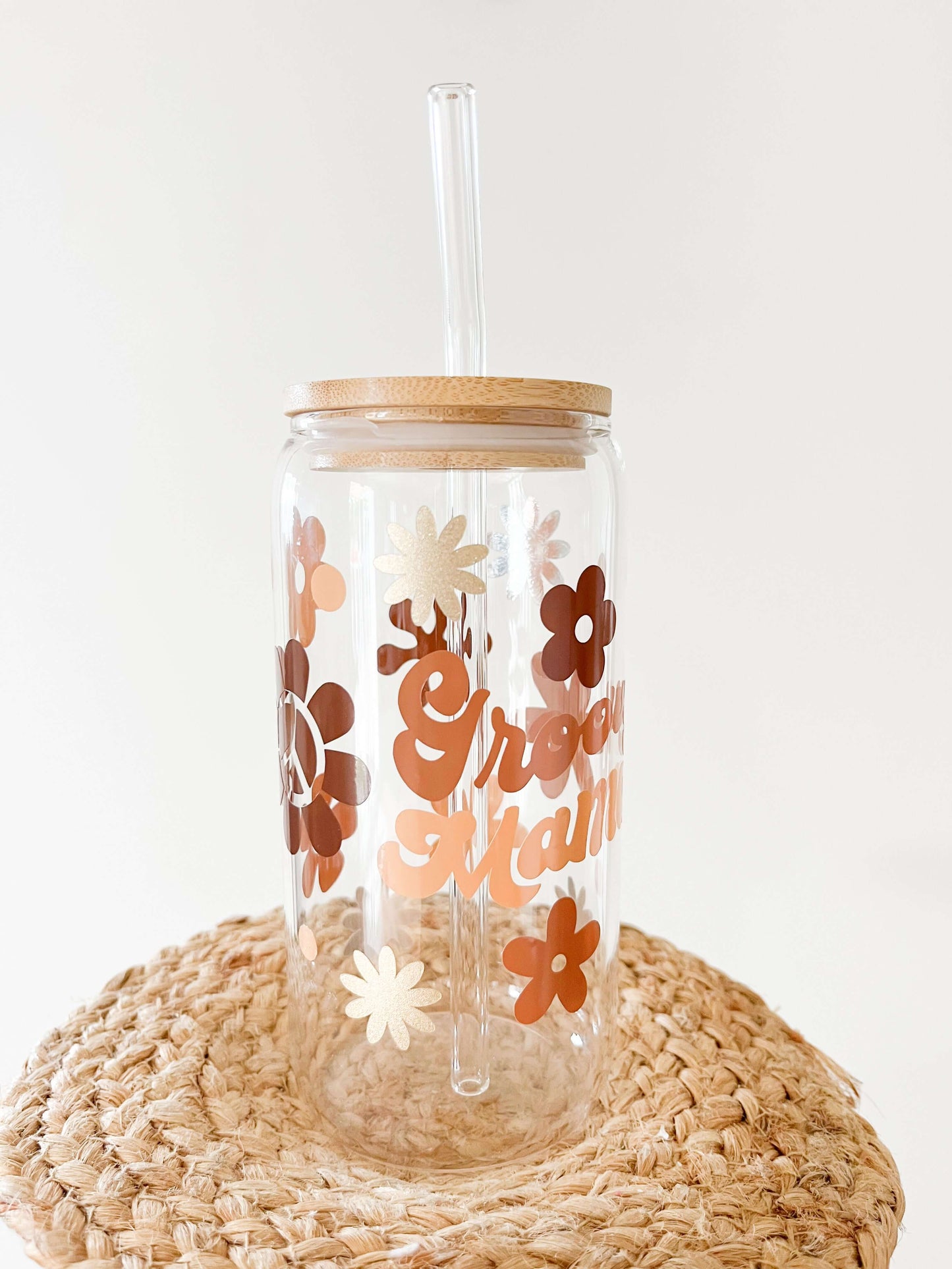 Verre à paille - GROOVY MAMA - Monmini