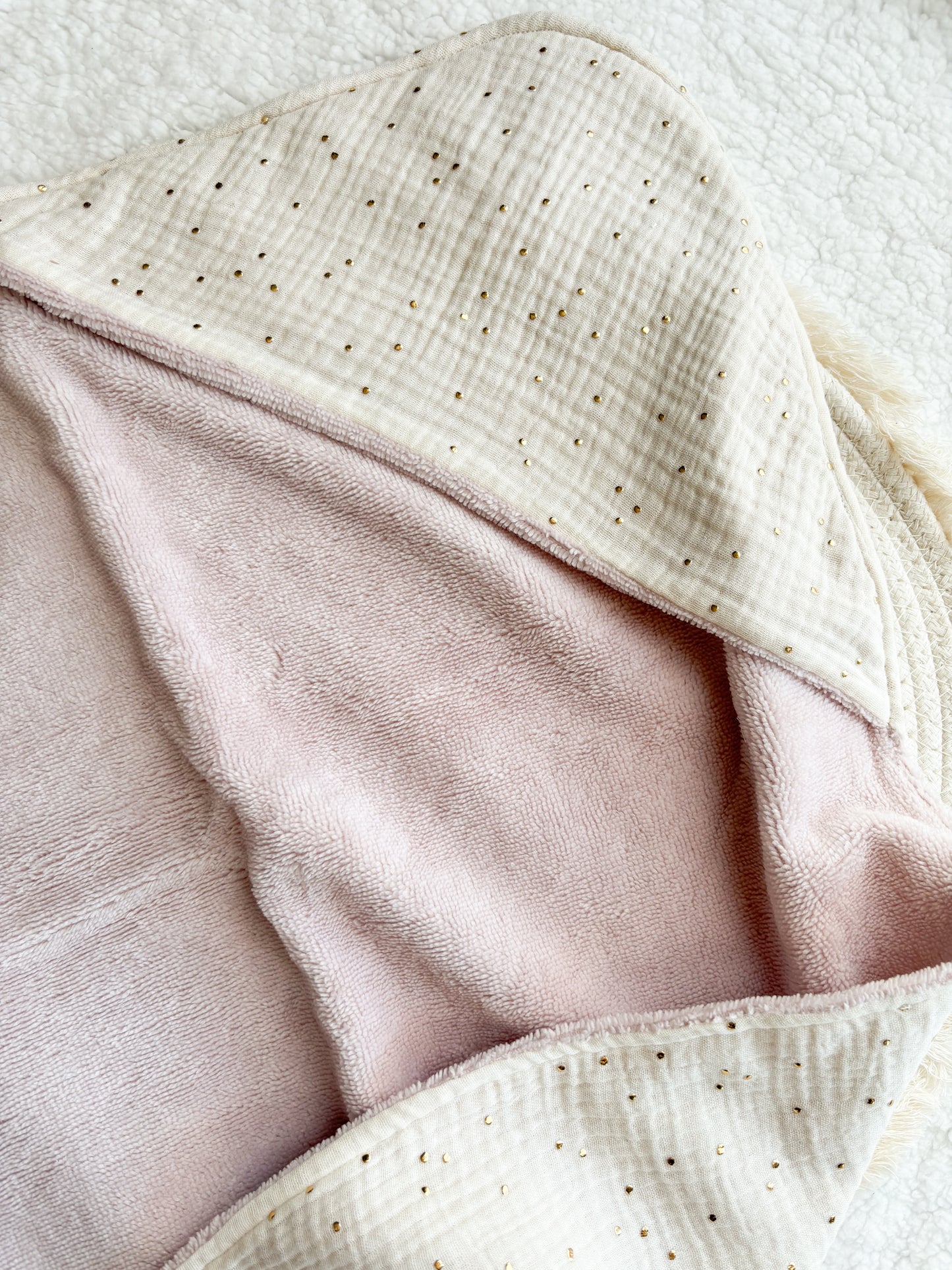 Cape de bain - Écru