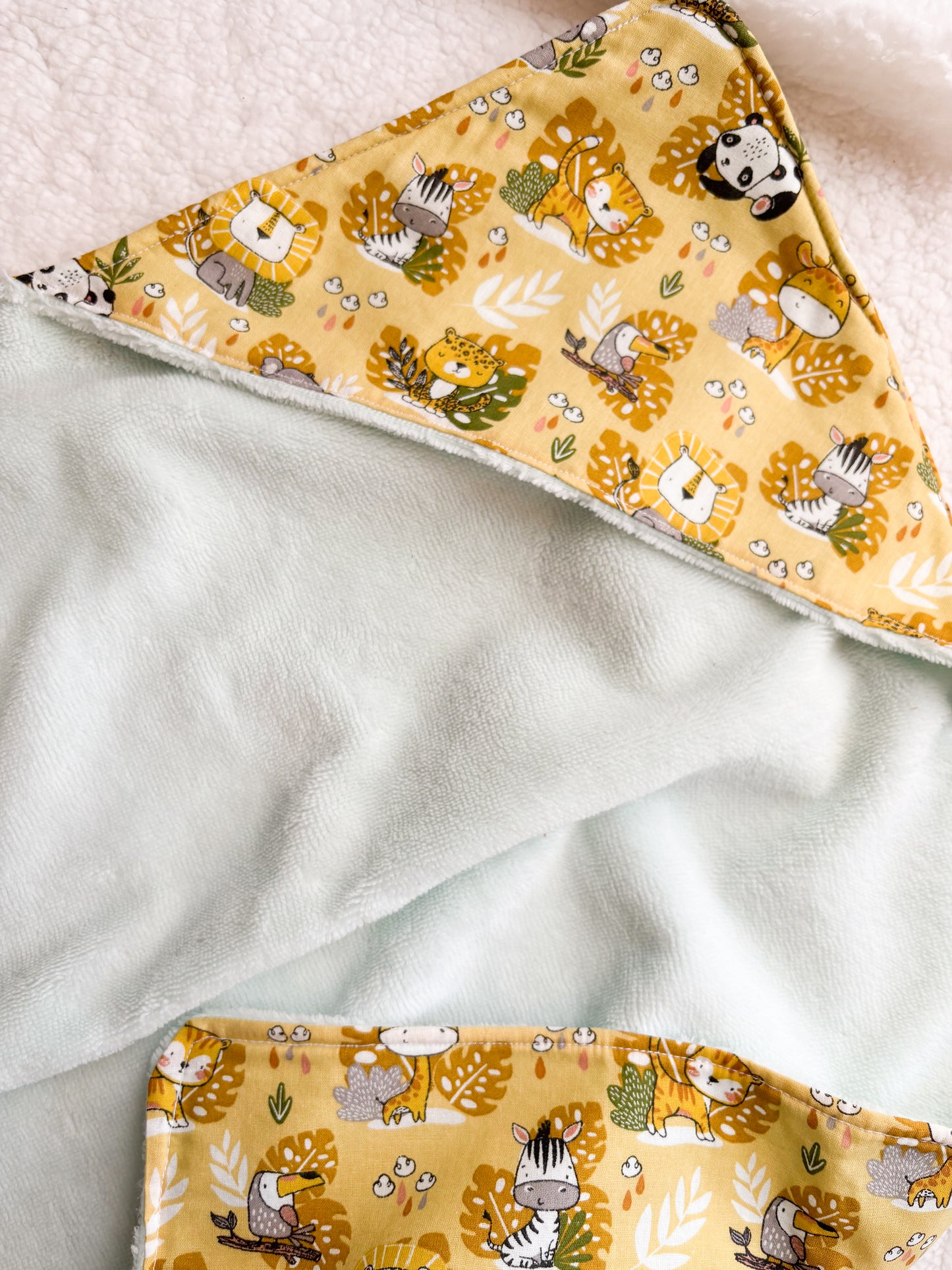 Cape de bain - Tissu exclusif