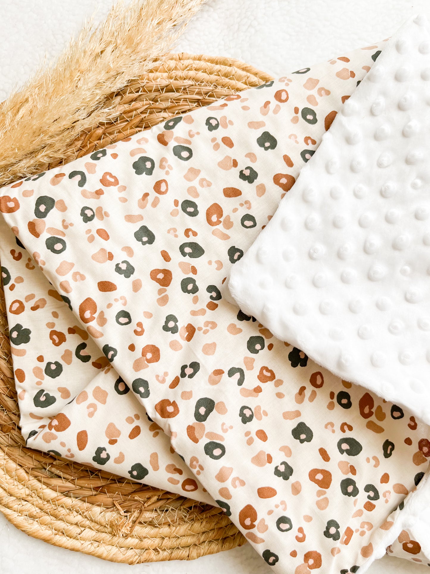 Couverture en coton - Leopard - Monmini