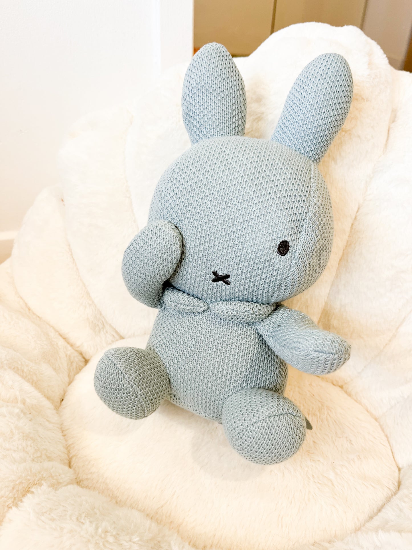 Peluche Miffy 28cm - Vert amande - Monmini