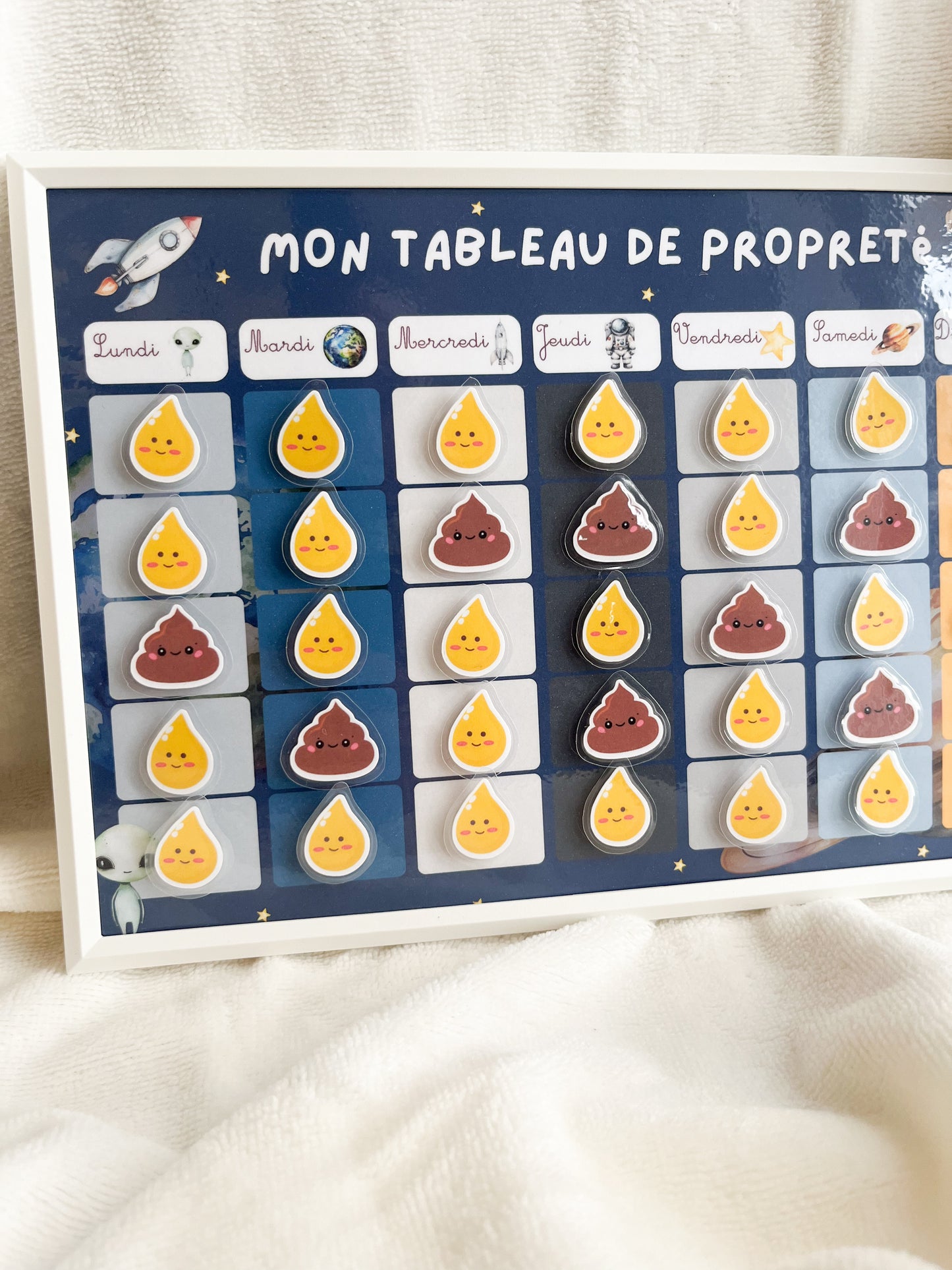 Tableau de propreté - Space