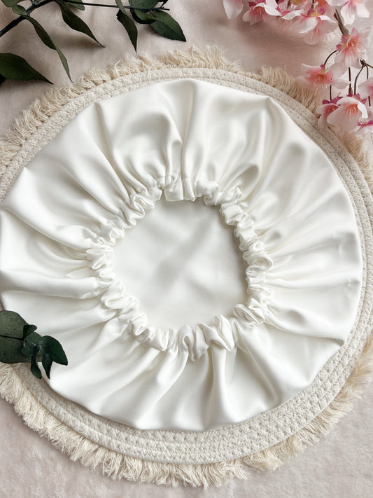 Bonnet douche et soin en satin