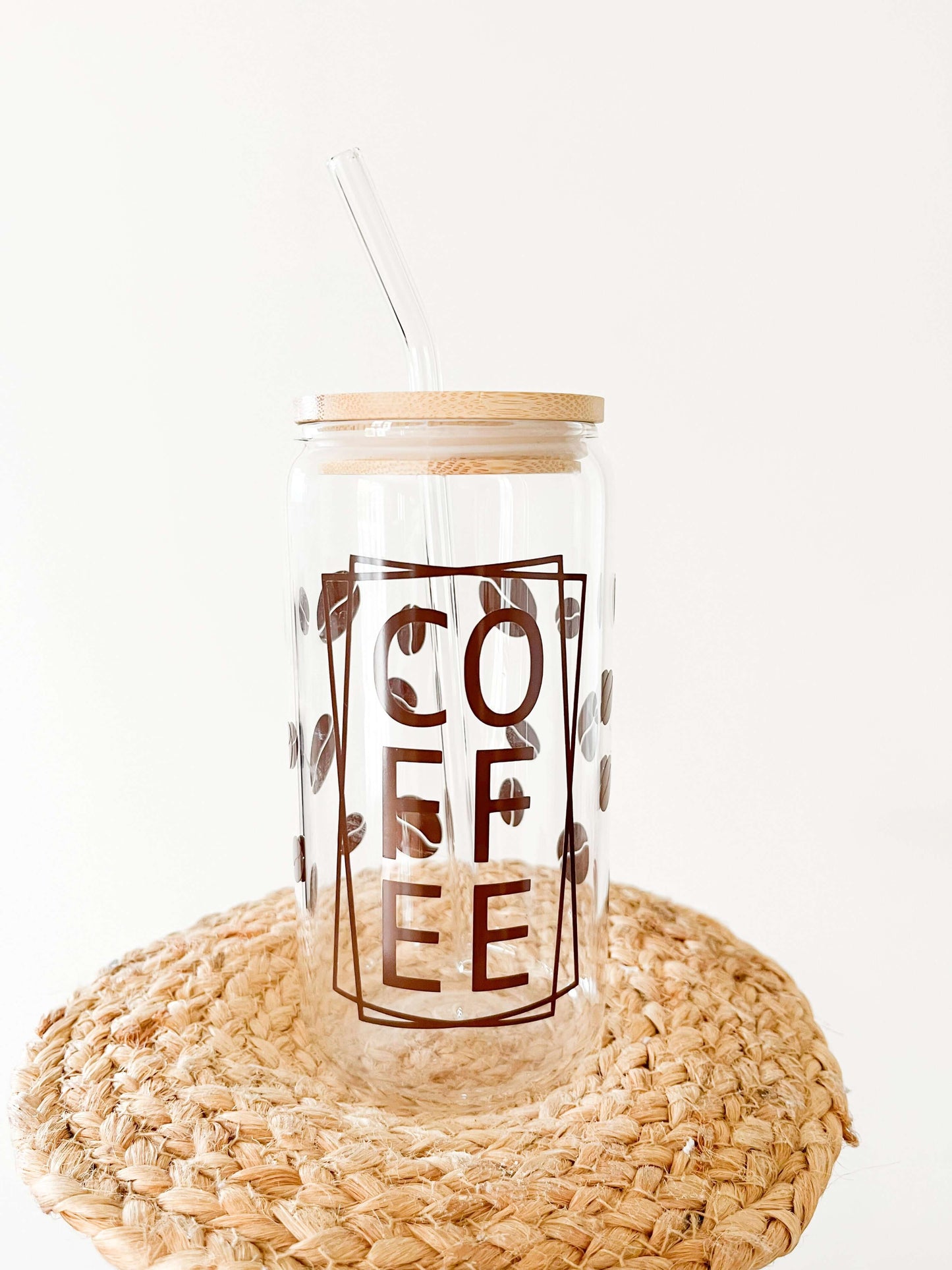 Verre à paille - COFFEE - Monmini