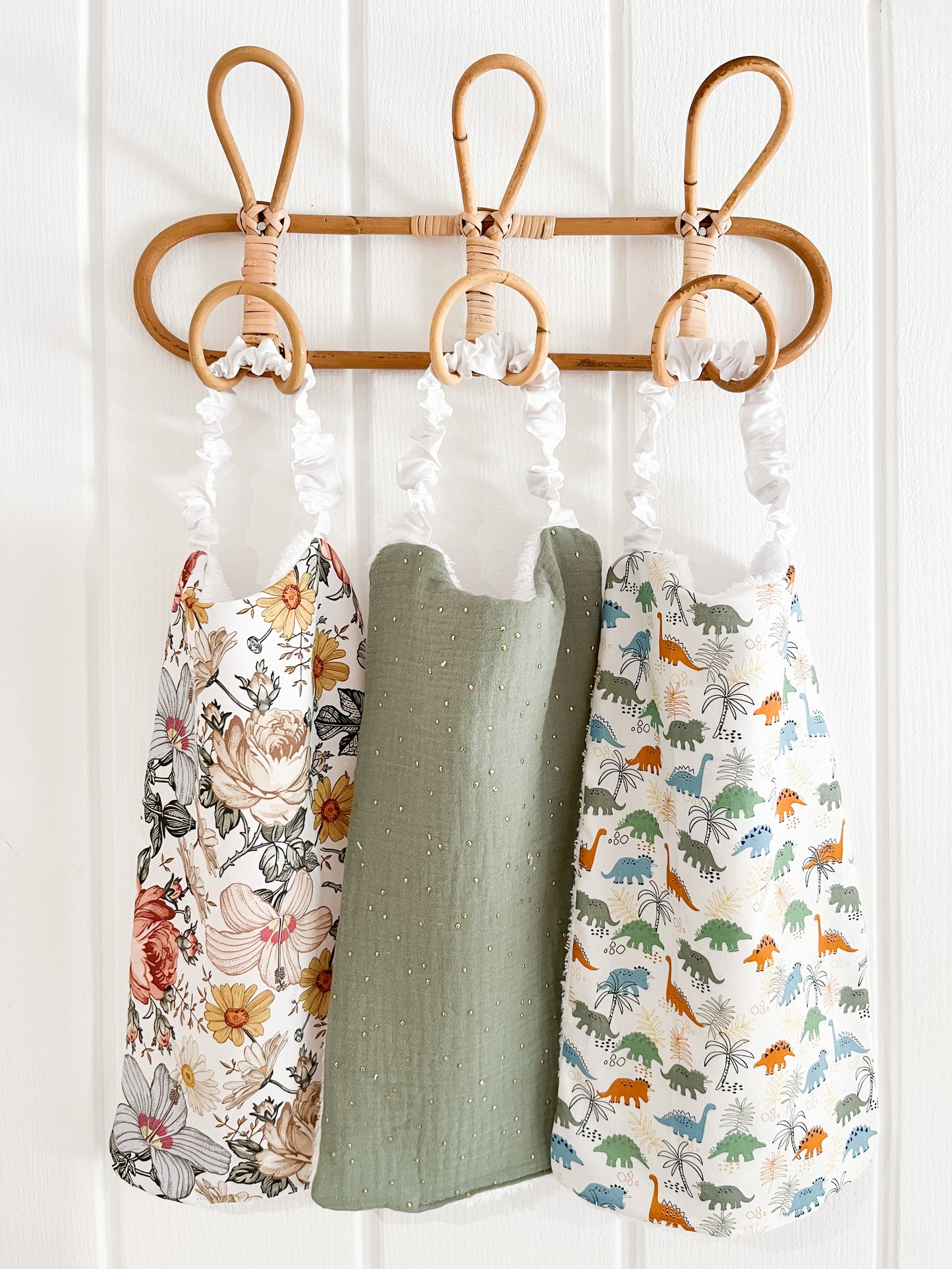 Bavoir de cantine en gaze de coton - Monmini