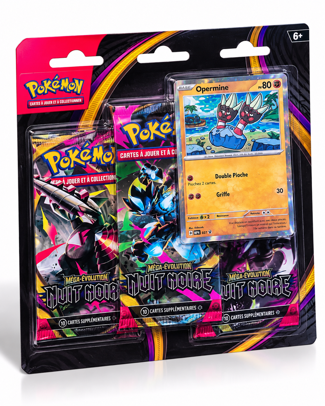 Tripack Pokémon Nuit noire ME5