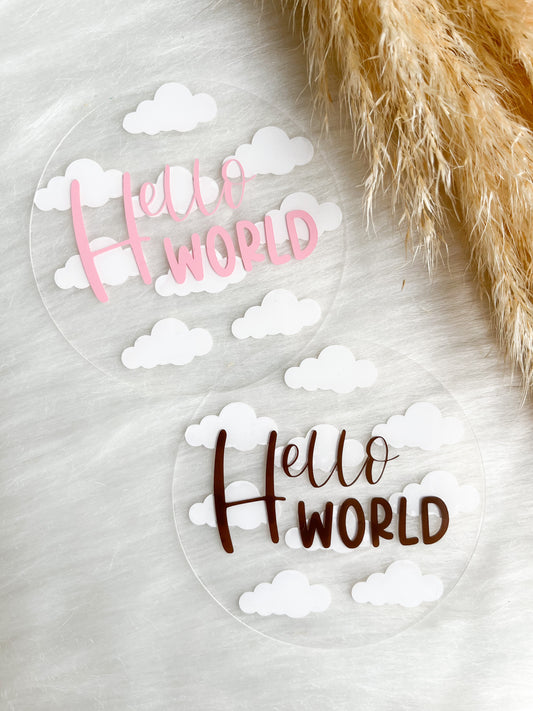 Carte annonce - Hello World - Monmini