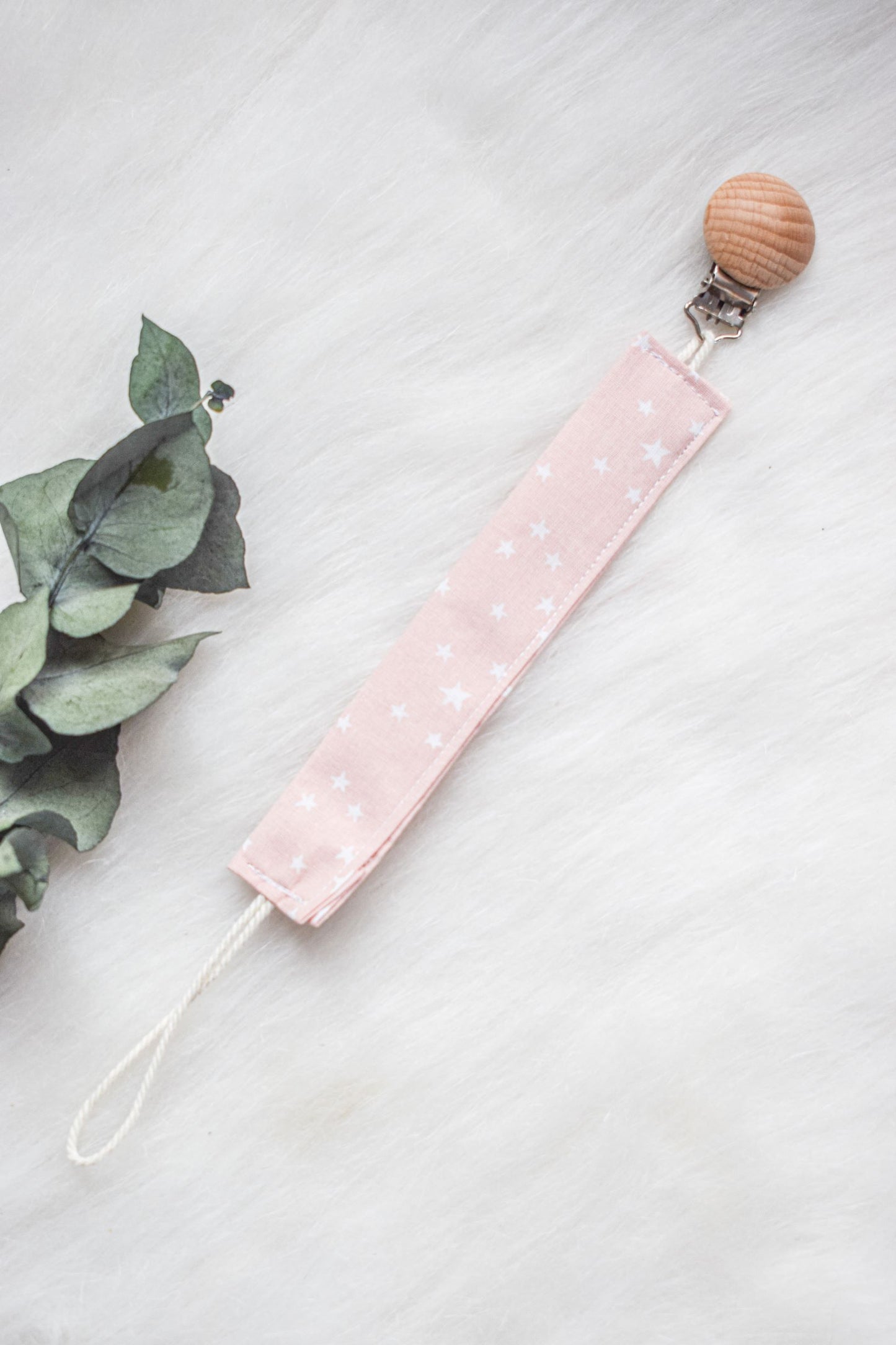 Attache-tétine en coton (+couleurs) - Monmini