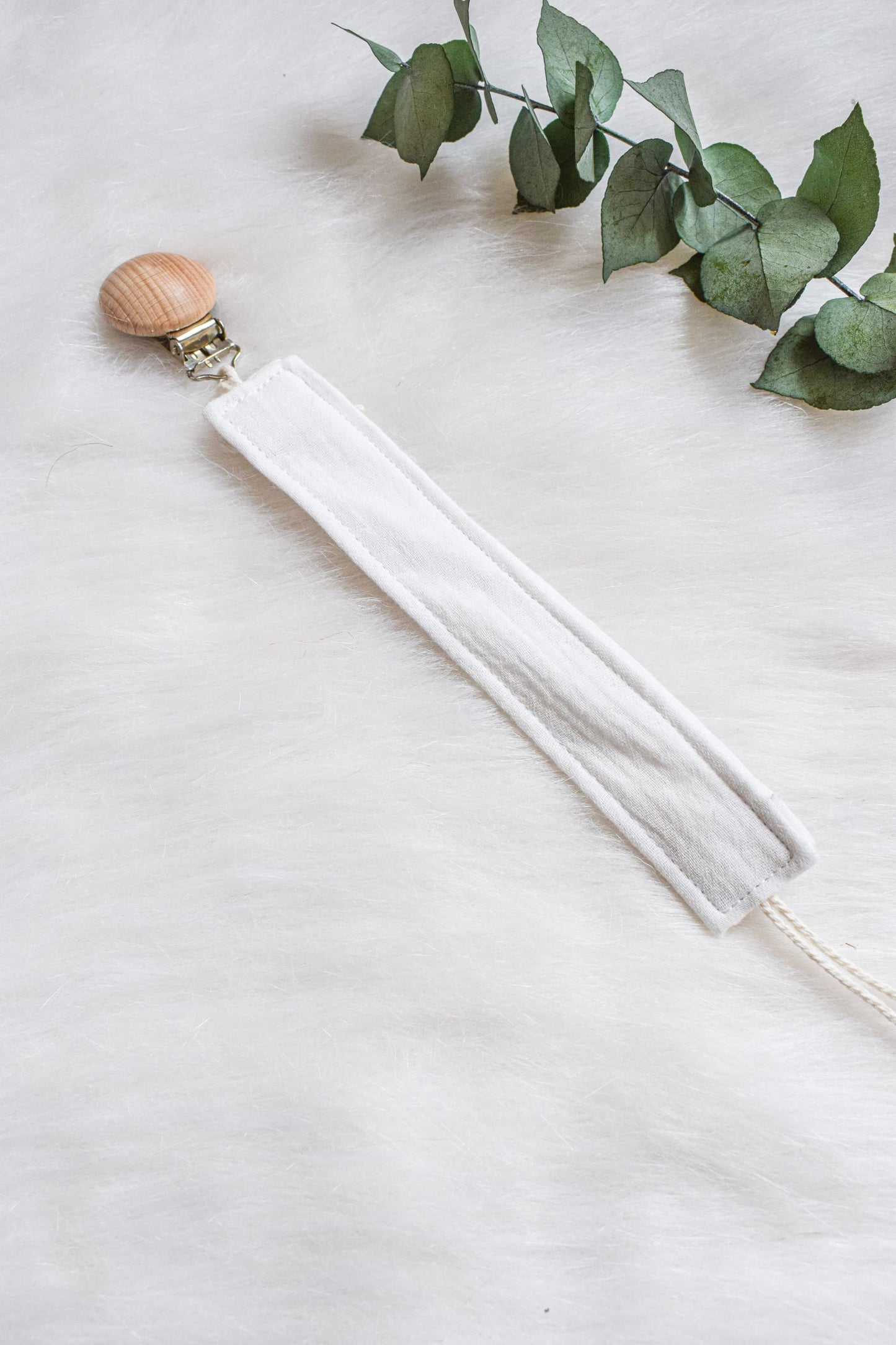 Attache-tétine en gaze de coton - Monmini