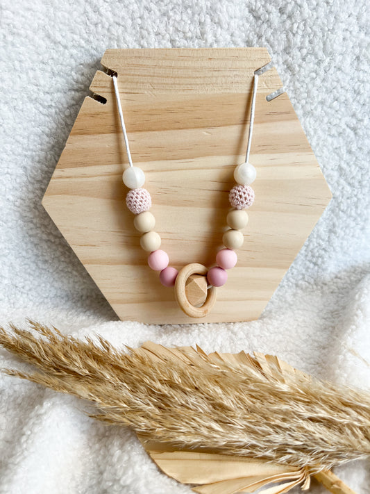 Collier d’allaitement Rose