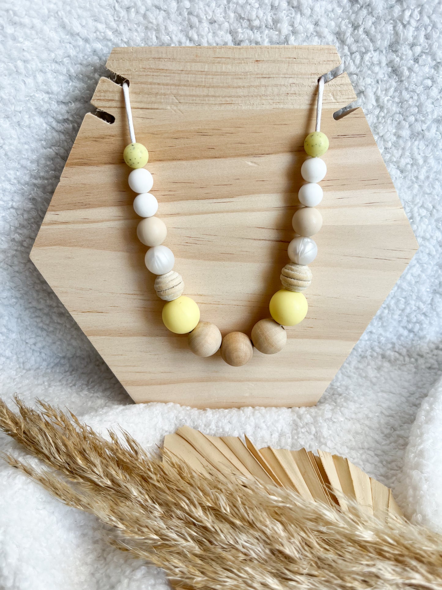 Collier d’allaitement Jaune