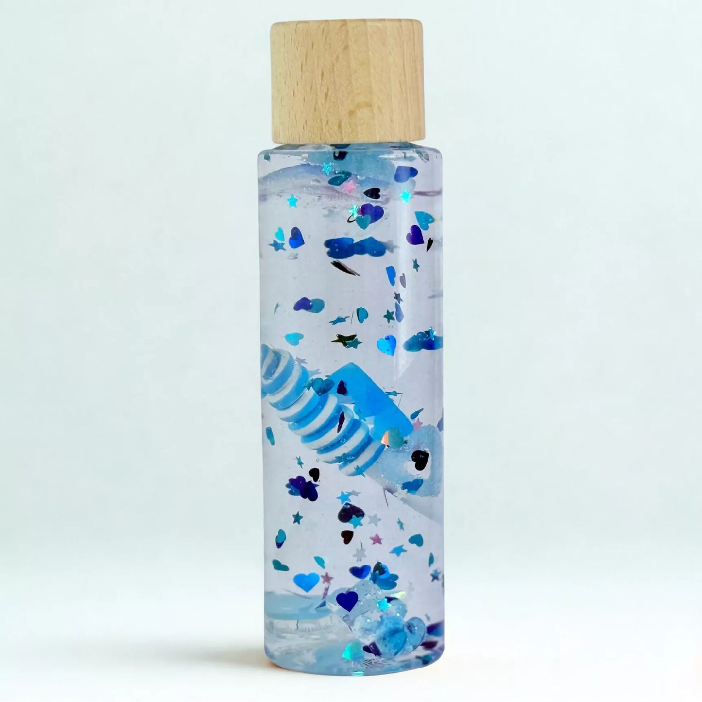 Bouteille sensorielle - Délice sucré bleue