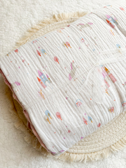 Couverture d’hiver - Licorne