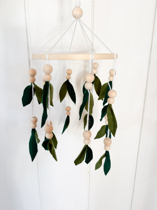 Mobile en feutrine - Feuillage