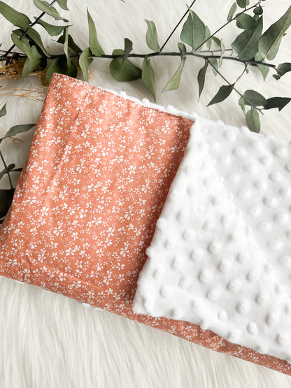 Couverture en coton - Flowers - Monmini