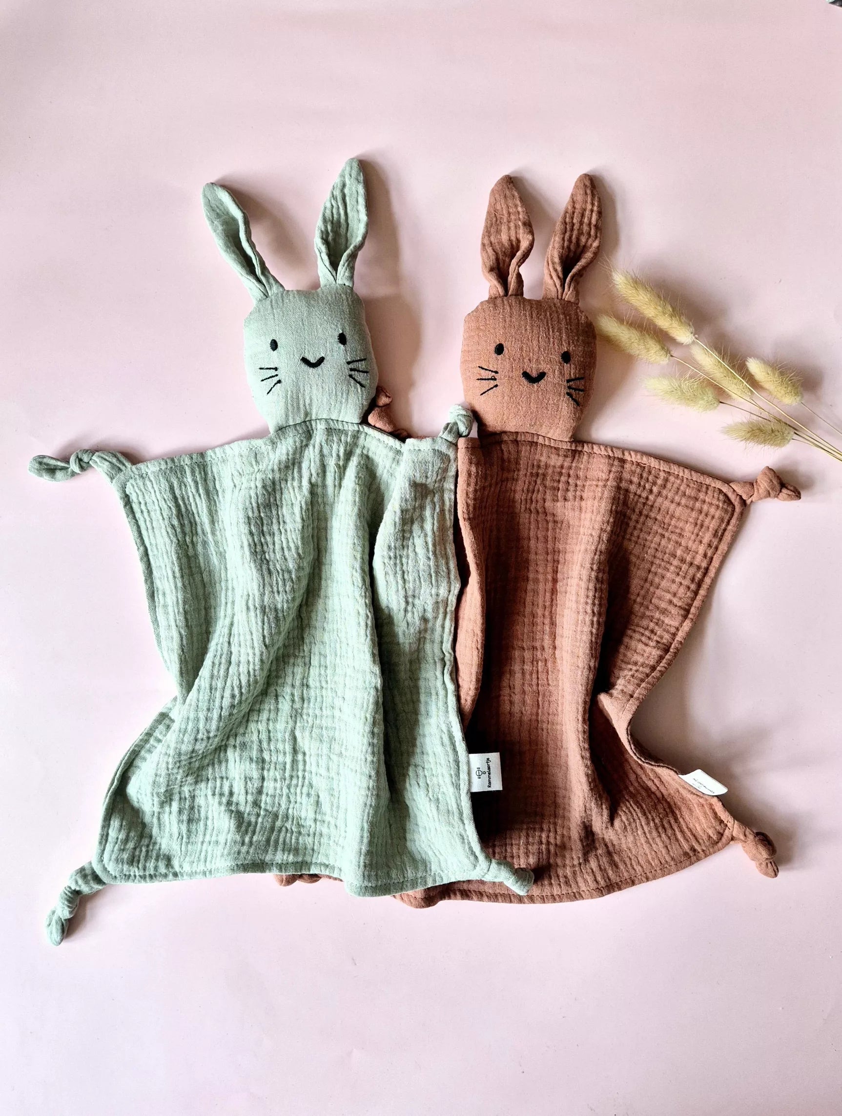 Doudou gaze de coton personnalisable - Monmini
