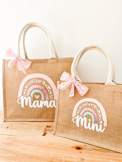 Petit sac en jute MINI