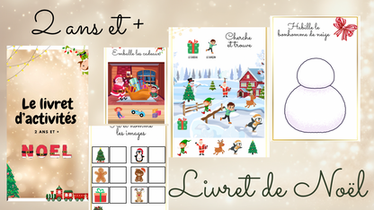 Livret d’activités de Noël - 2 ans +