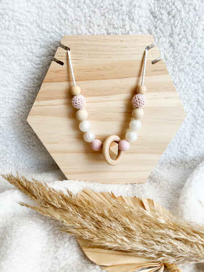 Collier d’allaitement Rose