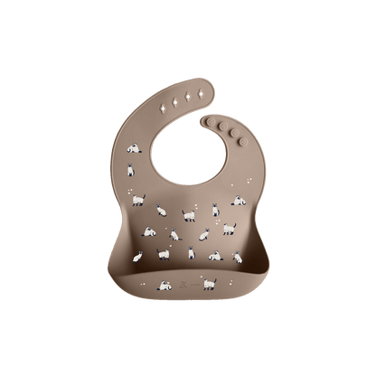 Bavoir en silicone - Minouche