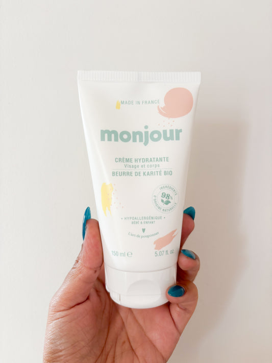 Crème hydratante visage et corps pour toute la famille - Monjour