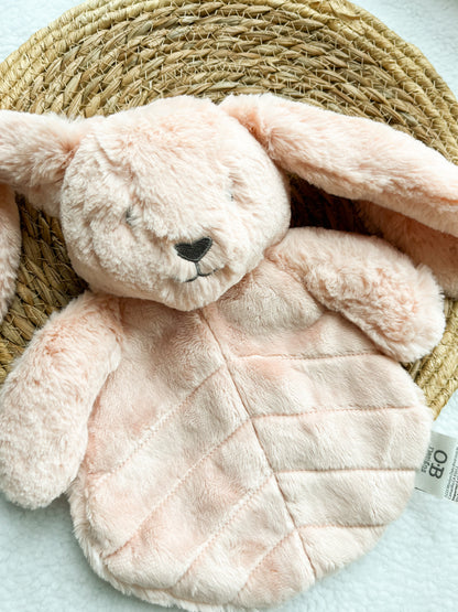 Doudou ultra-doux Lapin rose - Monmini