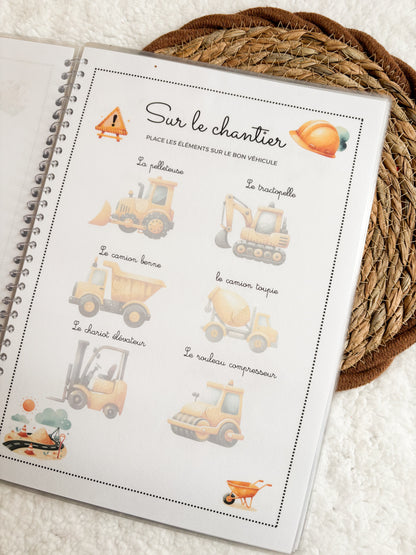 Livret d’activités dès 18 mois - Les véhicules - Monmini