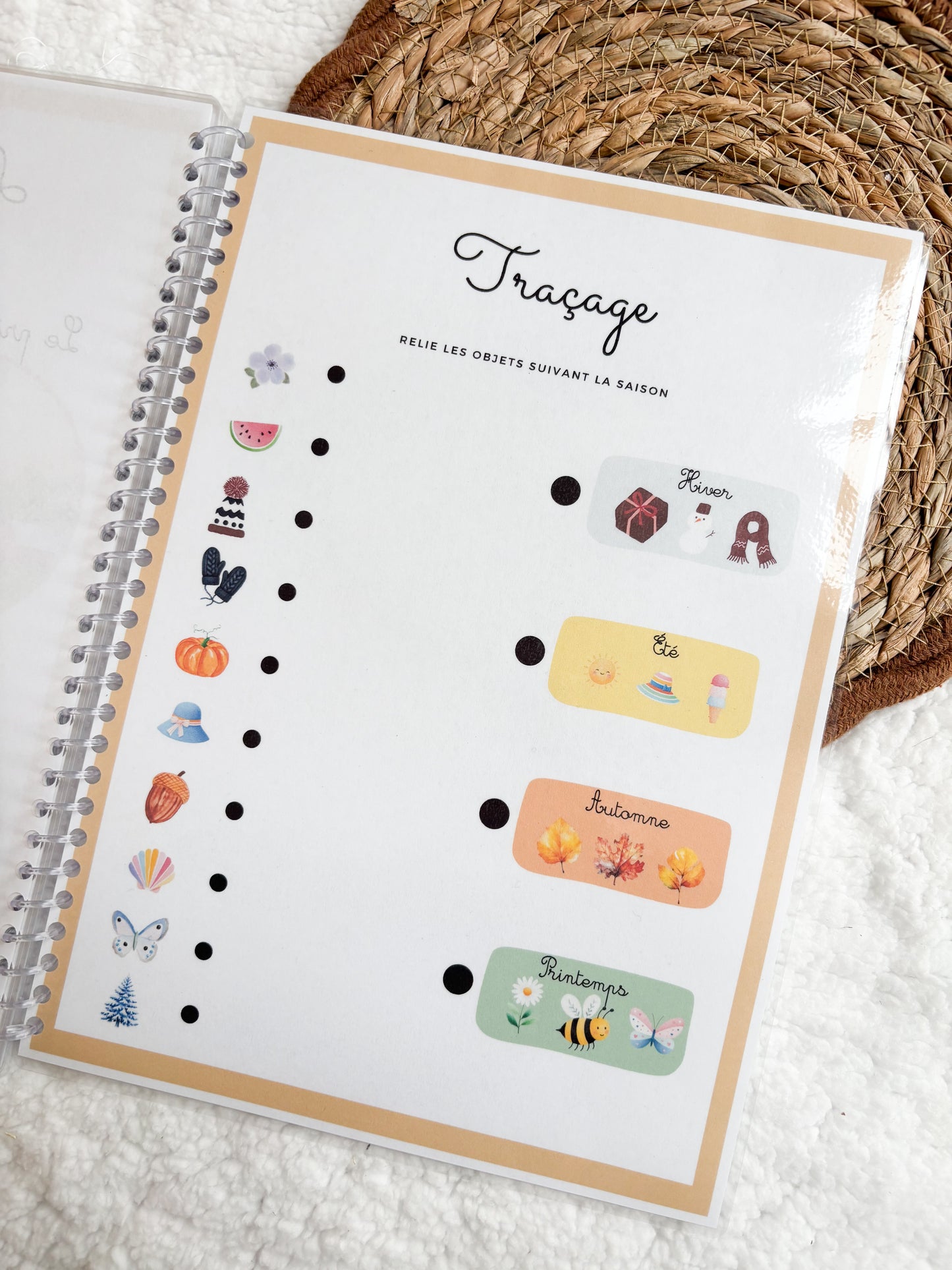 Livret d’activités dès 3 ans - Les saisons - Monmini