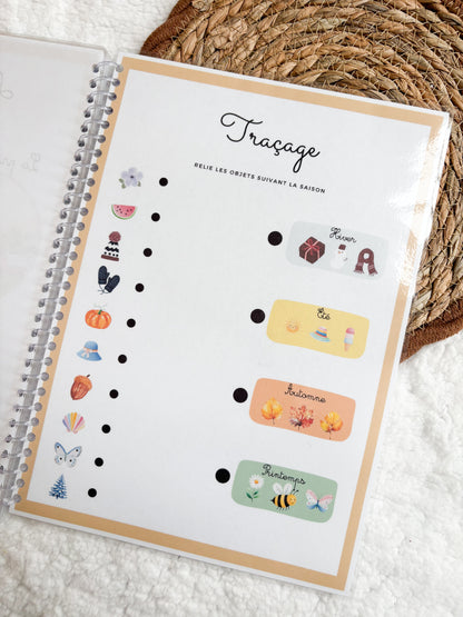 Livret d’activités dès 3 ans - Les saisons - Monmini