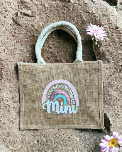 Petit sac en jute MINI