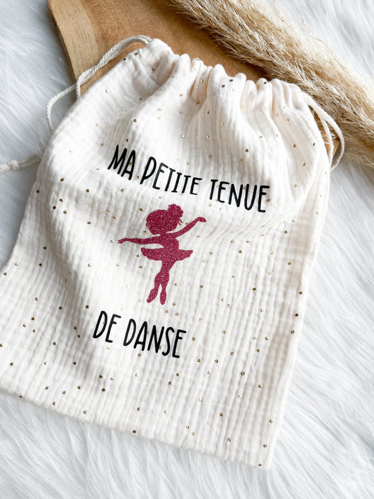 Pochon personnalisé - Ma tenue de danse - Monmini