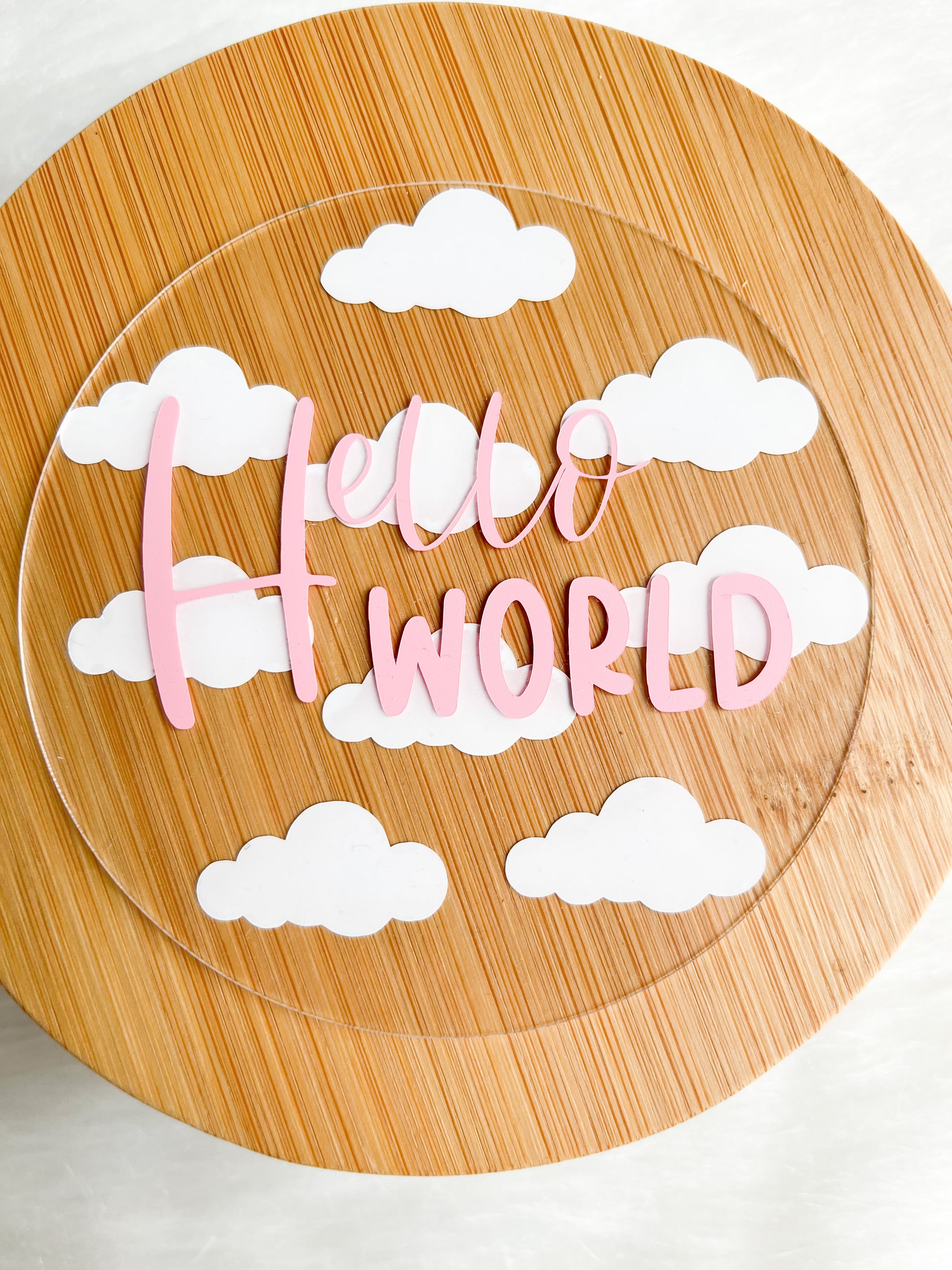 Carte annonce - Hello World - Monmini