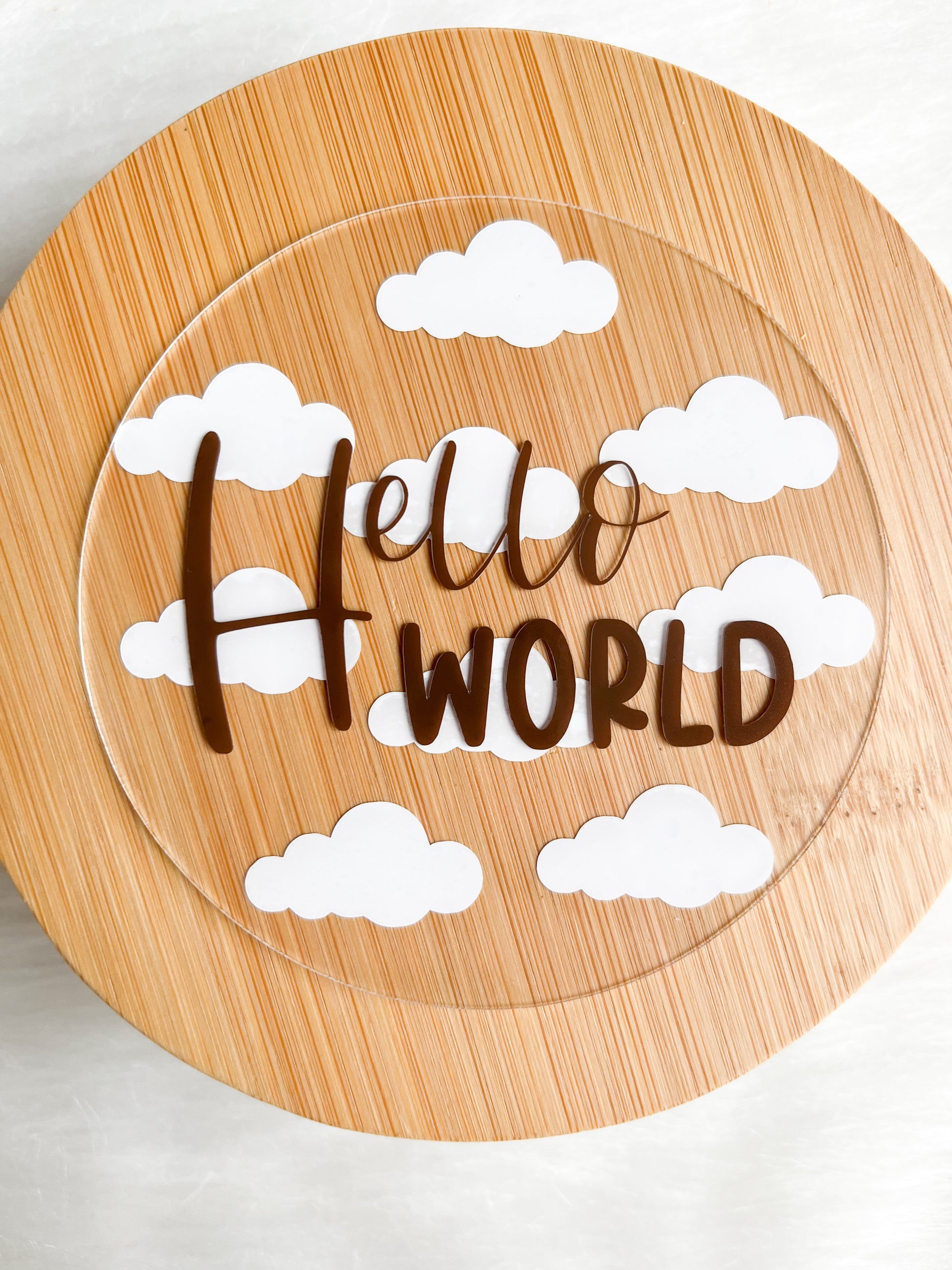 Carte annonce - Hello World - Monmini