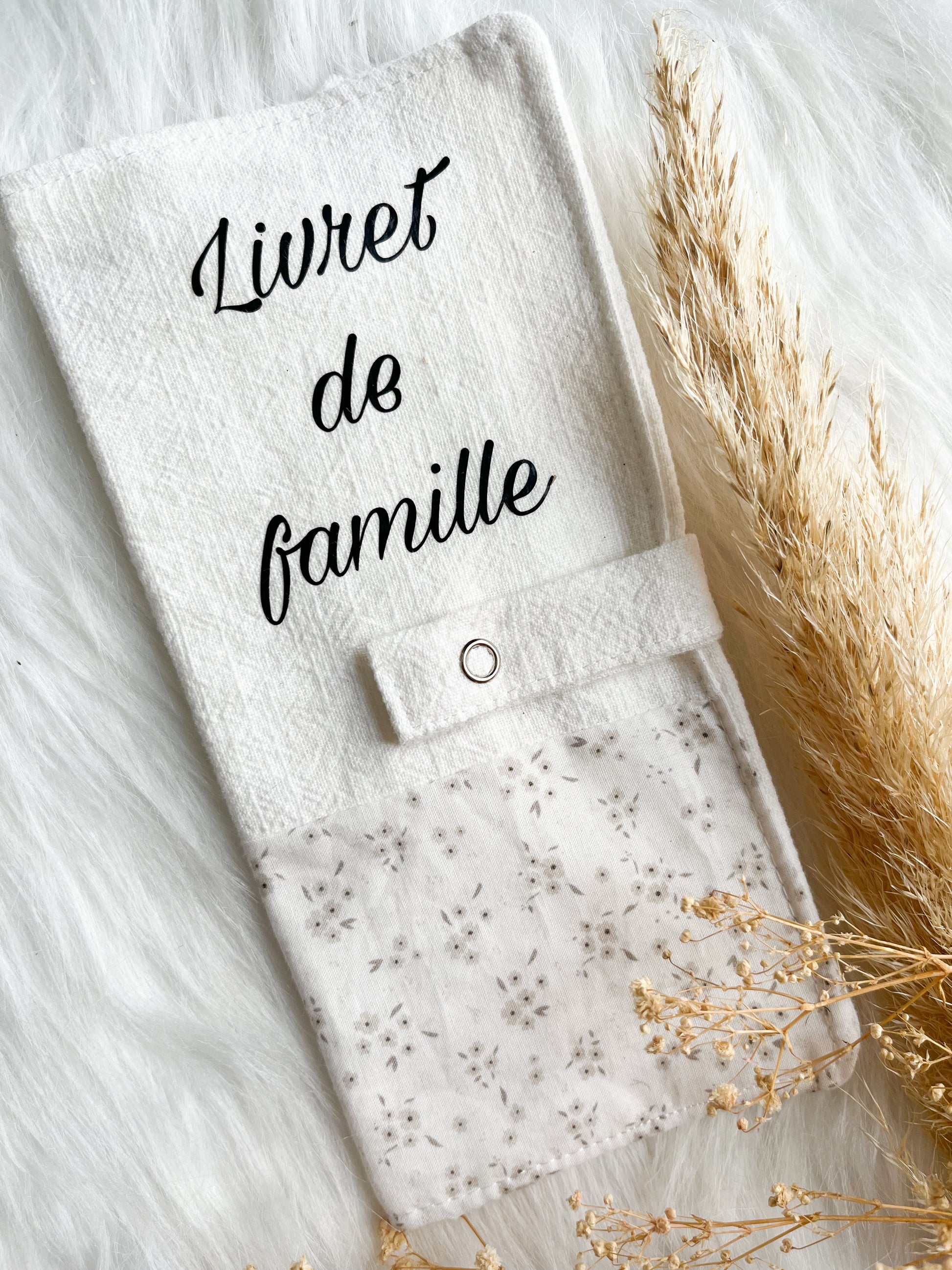 Protège Livret de Famille Plumetis | LinaPop