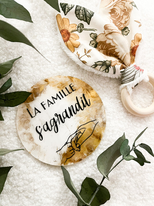 Carte annonce « La famille s’agrandit » - Monmini